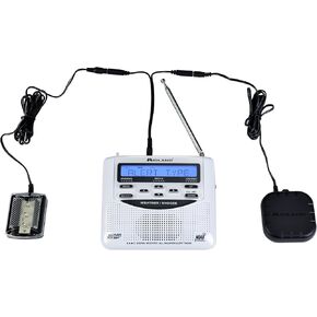 Midland - NOAA Emergency Radio Bundle with Strobe Light and Pillow Shaker -