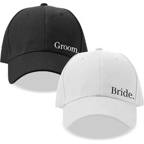 Wedding Gifts for Couples, Hubby & Wifey Baseball Hats, Bridal Shower Gifts, Unique Gift for Engagement