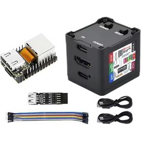Sipeed Nanokvm IP-KVM Mini Remote Operation Operations Server ، 2GBIT 256MB DDR3 RISC-V Linux Development ، 1TOPS NPU 1GHZ C906 RISC-V CPU ، USB HDMI 100M Network Port (Nanokvm Lite SBC)