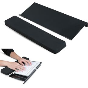 Computer Keyboard Stand Easy Typing Wristrest Ergonomic Anti-Slip Keyboard Riser Comfortable Space-Saving Computer Keyboard Holder for Office Desk Home School Gift