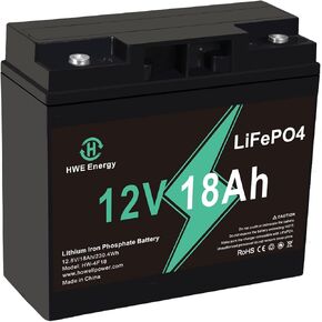 بطارية ليثيوم 12V 9AH ، بطارية LifePo4 القابلة لإعادة الشحن مع 4000 دورة و Smart 15A BMS لـ UPS الصغيرة ، نظام الإنذار ، مكتشف الأسماك ، الإضاءة ، عجلات الطاقة ولعب الركوب وما إلى ذلك