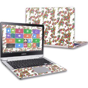 MightySkins Skin Compatible with Samsung Notebook 7 Spin 13.3" (2016) wrap Cover Sticker Skins Bouquet