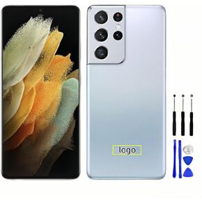 الغطاء الخلفي الزجاجي لـ Samsung Galaxy S21 Ultra 5G SM-G998 6.8 بوصة.