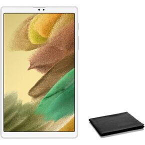 SAMSUNG Galaxy Tab A7 Lite 8.7" 32GB WiFi Tablet with Long Battery Life, Compact Design, Sturdy Metal Frame, Dual Speakers, and Expandable Storage - Silver, Includes Cleaning Cloth for Display