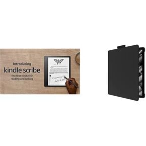 Kindle Scribe Bundle. Includes Kindle Scribe (64 GB),Premium Pen, and NuPro Bookcover in Black
