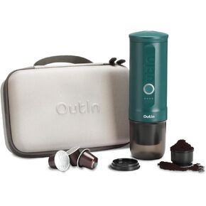 OutIn Nano Portable Electric Espresso Machine with Carrying Bag
