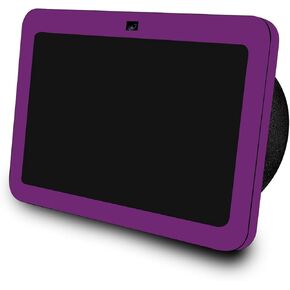 Skin Compatible with Amazon Echo Show 8 (3rd Gen, 2023) - Solid Purple - Premium 3M Vinyl Protective Wrap Decal Cover - Easy to Apply | Crafted in The USA by MightySkins