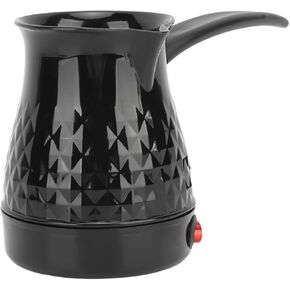 Electric Turkish Coffee Maker, 600ml Portable Electric Turkey Coffee Pot Stainless Steel Arabic Greek Turkish Coffee Maker, Anti Scald Tea Maker Kettle Coffee Machine