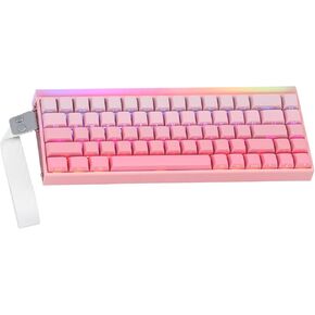 EPOMAKER Aula Hero68 HE Wired Magnetic Gaming Keyboard, 0.01mm Adjustable Actuation, Rapid Hall Effect Switch, 8kHz Polling, 5-Layer Sound Dampening, RGB Box & Backlight (White)