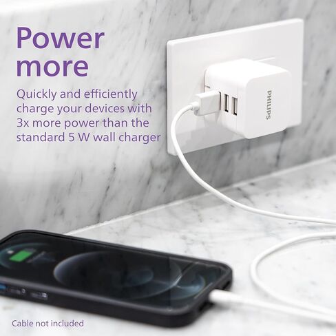 Charger Charger Fast Charge Fast ، 65W USB C ، كتلة شاحن 3-PORT GAN USB C مع USB A و USB C ، شاحن جدران سريع قابل للطي لـ iPhone 16 ، سلسلة 15 ، iPad Pro ، White ، DLP3653W/37 in Kuwait
