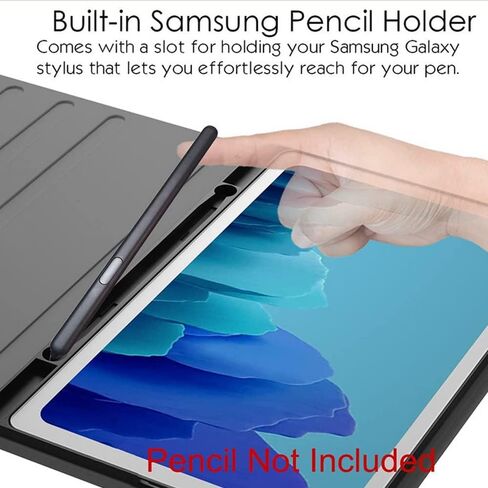 TouchPad Keyboard Case for Galaxy Tab S6 10.5" 2019 (Model SM-T860/T865/T867), [Supports S Pen Charging] Magnetically Detachable Wireless Bluetooth Keyboard with PU Leather Stand Cover, RoseGold in Kuwait