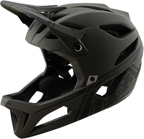 تروي لي يصمم خوذة دراجة MIPS Stealth كاملة الوجه. ماكس تهوية خفيفة الوزن EPP EPS Racing Downhill DH BMX MTB - البالغين من الرجال والنساء للجنسين (منتصف الليل، XS/SM) in Saudi Arabia