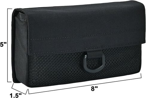 Tactical Bag Insert Pouch, tactifans Modular Admin Pouch Mesh Windowed Backpack Organizer Insert Flap Closure Hook and Loop Organizer Backpack Accessories in Saudi Arabia