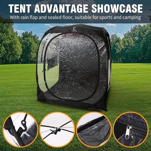 CDEN Sport Tent, Instant Tent, Pop Up, with Sealed Floor, rain Fly, for Sports, Event, Camping in Saudi Arabia
