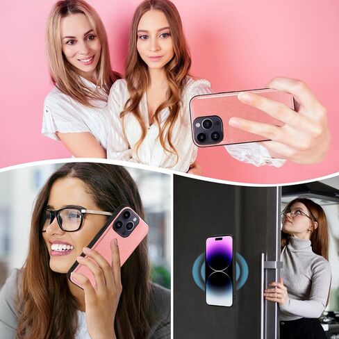 Asuwish Phone Case for iPhone 14 Pro Max 6.7 inch Zipper Wallet Detachable Cell Cover with Screen Protector Strap Flower Card Holder iPhone14promax 5G i Phone14Max Plus iPhone14 ProMax Women Rose Gold in Kuwait