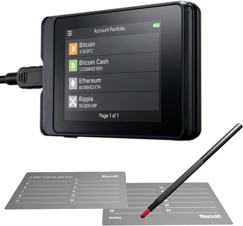 Secux W10 Crypto -Asset Hardware Wallet - الحل المثالي لتخزين Bitcoin و Ethereum و Ripple و Litecoin و Bitcoin Cash والمزيد (W10C) in Kuwait