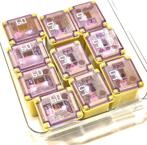 10 Pack!! 2 of Each - 20amp 30amp 40amp 50amp 60amp Automotive Low Profile Mini J Case Fuses Compatible for Ford, Chevy/GM Nissan Toyota Hyundai Kia Honda - Pickup Trucks, Cars & SUVs in Saudi Arabia