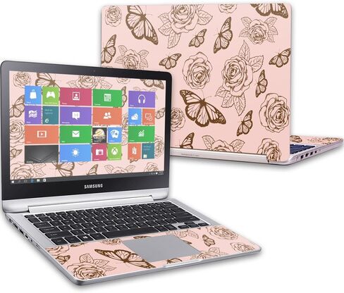 Mayyskins Skin متوافق مع Samsung Notebook 7 Spin 13.3 "(2016) باقة جلود غطاء الغلاف in Kuwait