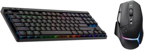 Logitech G502 X Plus Wireless Gaming Mouse & G515 Lightspeed TKL Wireless Gaming Keyboard, Fully Programmable RGB Low-Profile Gaming Keyboard & Mouse Combo – PC/Mac in Kuwait