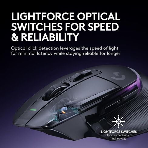Logitech G502 X Plus Wireless Gaming Mouse & G515 Lightspeed TKL Wireless Gaming Keyboard, Fully Programmable RGB Low-Profile Gaming Keyboard & Mouse Combo – PC/Mac in Kuwait