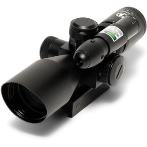 Osprey Global 2.5-10X40 Scope with Green Laser and Mil Dot Reticle