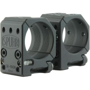 Spuhr 34mm Rifle Scope Ring Mount, Black, Height 25.4 mm/1in/Length 32mm/1.26in, SR-4000