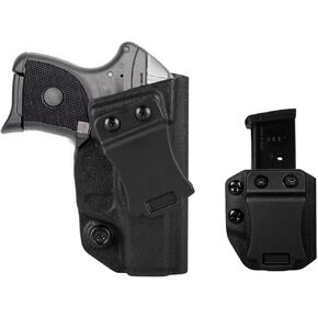 Ruger LCP 380 IWB Holster Right Hand Fits Ruger LCP 380 Pistol Holster & Universal 380 ACP Single Stack Mag Carrier IWB/OWB Magazine Holsters Concealed Carry