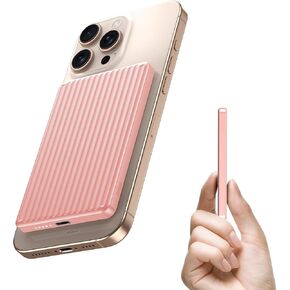Magnetic Power Bank,Ultra Slim Wireless Portable Charger 5000mAh,20W PD Mag-Safe Battery Pack Fast Charging,USB C in&Out Powerbank for iPhone 16/15/14/13/12 Pro Max