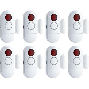 Door Alarm, Door Window Alarm, Door and Window Alarms for Home Security, Door Alarms When Opened, 2-in-1 Alarm & Reminder, 120DB Pool Alarms for Door, Burglar Alarms for Home Security(8 Pack)
