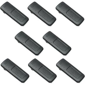 8 Pack UV-K5 Belt Clip for QUANSHENG UV-K5 UV-K58 UV-K6 UV-5R Plus, Durable ABS Walkie Talkie Belt Clips, Two Way Radio Accessories