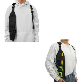 Kunn Universal Right Radio Radio Harness Harness Harness ، Black+ Raide Radio Radio Counter Harness Harness مع جيب عاكس