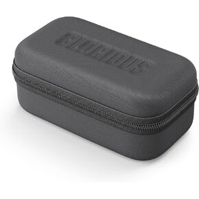 Universal Mouse Case by Glorious Gaming, w/Accessory Pocket & Adjustable Wedge (No Shake), Portable Carrying Case, Hard Shell, Zipper, & Wool Interior, for Bluetooth Wireless Mice & Wired Mice
