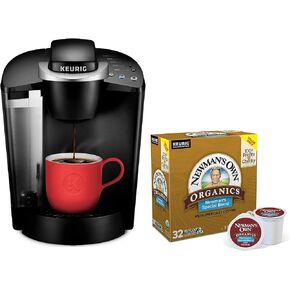 Keurig K-Classic Coffee Maker with Newman's Own Organics Newman's Special Blend, 32 Count