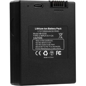MULS S330 10500mAh Battery for Eufy Security S330 E330 S230 S220 S231 Video Smart Door Lock,Smart Drop T8790,Smart Delivery Box 3-in-1 T8520 T8520S T8520J11 T8531 E8531JY1 T8520T11 Battery
