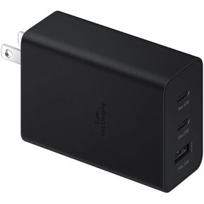 65W Samsung USB C Charger, 3 Ports GaN Fast Wall Charger Block, Max Capacity 65W for MacBook Pro/Air, iPhone 16 Pro/15, iPad Pro,Samsung Galaxy S25 Ultra/S25/S25+/S24/S23