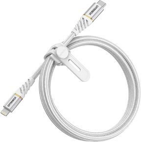 OtterBox Premium Fast Charge Cable Lightning to USB-C 3.3FT - White