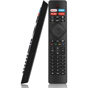 Universal Remote Control for Philips TV, NH800UP Remote Replacement for Philips Android LED LCD 4K Smart TVs 43PFL5766 50PFL5604 65PFL5504 65PFL5604 75PFL5704 and More (No Voice Function)