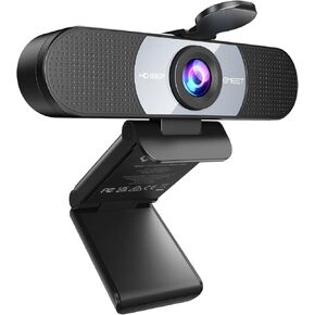 EMEET 1080P HD Webcam C960 Web Camera with Microphone, 90° FOV PC Camera w/2 Noise-canceling Mics & Privacy Cover, Plug & Play USB Webcam for Video Calling, Zoom/Skype/Facetime, PC/Mac/Laptop - Grey