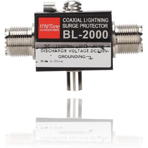 BL-2000 Coaxial Surge Protector PL259 Female to PL259 Female, Superior Performance, Safety Guarantee for Wideband