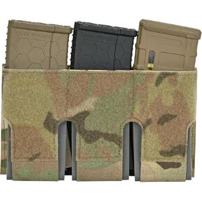 SABADO Triple Kangroo Magazine Pouch 5.56, 556 Mag Pouch Insert with Hook and Loop, M4 Magazine Holder Front Flap Insert, Open Top Mag Holder 5.56