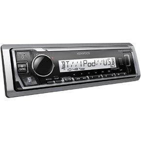 Refurbished Kenwood KMR-M332BT Marine Digital Media Receiver (Does Not Play CDs) & Bluetooth