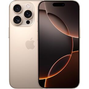 Apple iPhone 16 Pro Max, US Version, 256GB, Desert Titanium for AT&T (Renewed)
