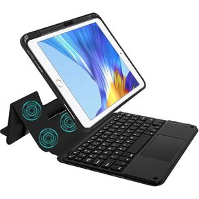 Keyboard Case with Trackpad for iPad Air 5th/4th Gen (2022/2020), iPad Pro 11" 3rd/2nd/1st Gen - Detachable Case with Pencil Holder (Green)