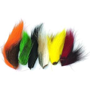 نصائح Bucktail تنوع 6 حزمة لربط الذباب أو ربط الذباب.