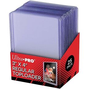 Ultra Pro 1,000 Regular Series 3"x4" Toploaders Case 1000-40 Sealed 25ct Packs