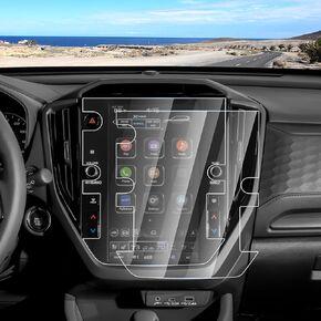 2PCS Screen Protector for 2025 Su-baru Forester Accessories, 11.6 Inch Touch Screen Protector Tempered Glass Navigation Display Screen Cover Saver Infotainment Protective Film
