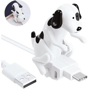Dog Humping Phone Charger,Dog Phone Charger,Humping Dog USB,Humping/Anxiety Dog Charger Android,Dog Toy Smartphone USB Cable Charger,for iPhone Type-C Various Models Phones(White,for iPhone)