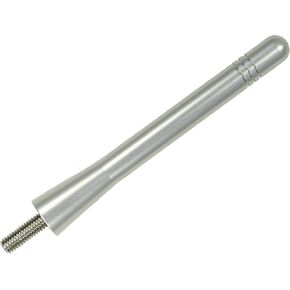 AntennaMastsRus - Made in USA - 4 Inch Silver Aluminum Antenna is Compatible with Honda Goldwing GL1800 (2001-2018)