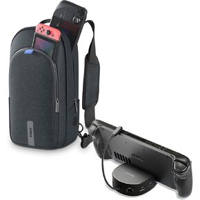 Syntech Mini Dock and Carrying Bag for Handheld Gaming Consoles