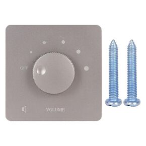 50W Wall Mount Volume Control, 5 Gears Tuning Knob, Grey